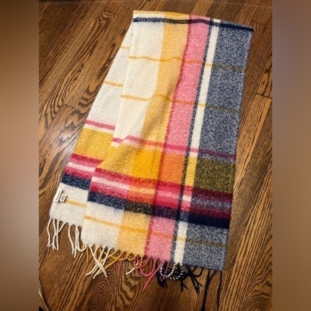 Juicy Couture Multicolored Oversized Scarf Shawl Wrap